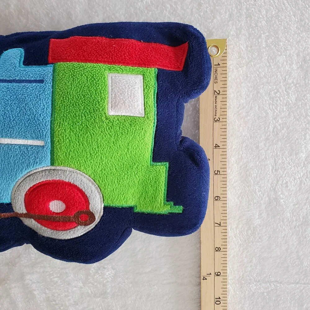 Train Pillow Train Themed Plush Pillow For Kids Room Decor